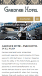 Mobile Screenshot of gardnerhotel.com